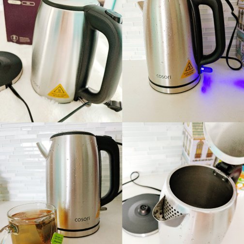 COSORI不锈钢电热水壶💧简约又耐用的厨房神器