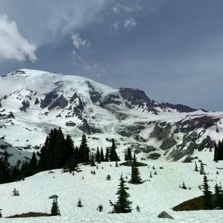 6.1雷尼尔山🏔️实况｜美到失语！...