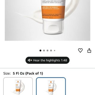 Amazon 理肤泉既融防晒乳SPF 1...