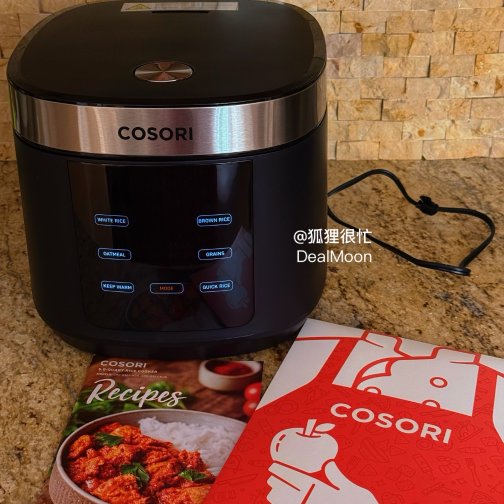 主厨级别的“偷懒神器”：COSORI CRC-R501 多功能电饭煲，干饭人的终极福音