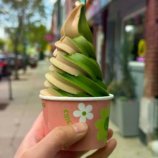 芝加哥第1️⃣抹茶+抹茶冰淇淋...