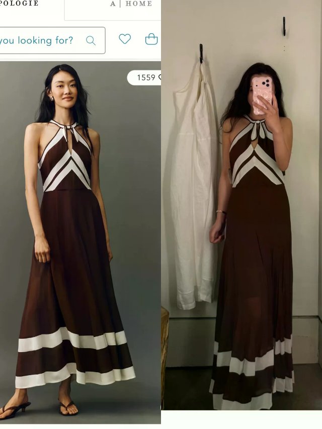 anthropologie复古条纹...