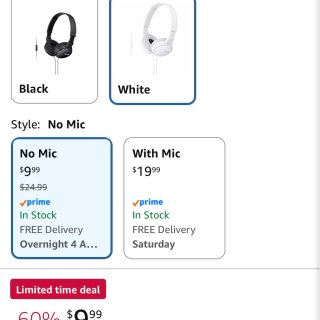 Prime2026• $10 Sony耳...