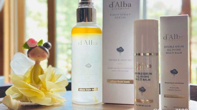 韩国爆款护肤品牌d Alba ：白松露双效精华套装