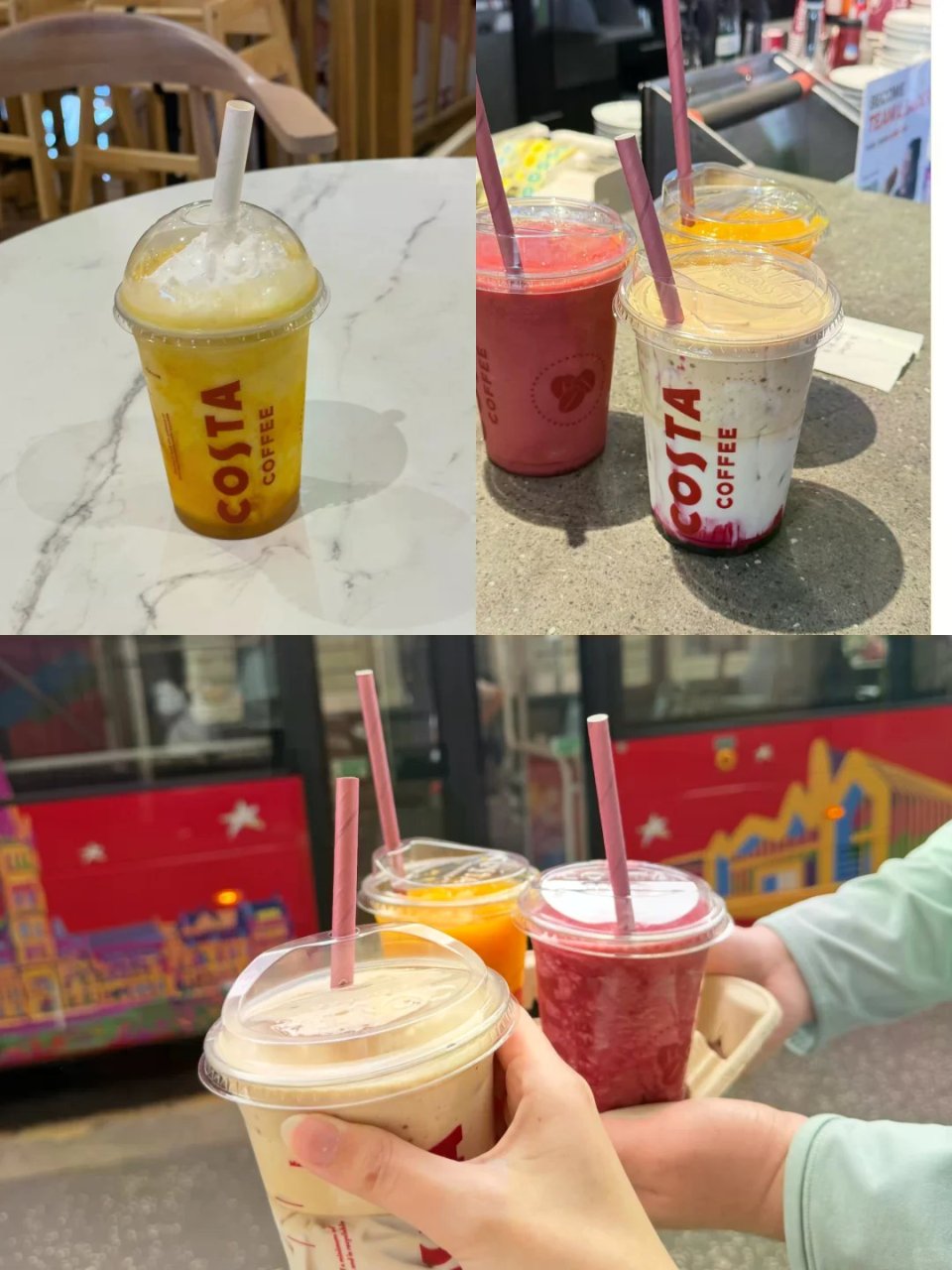 costa｜最好喝的白人奶茶...