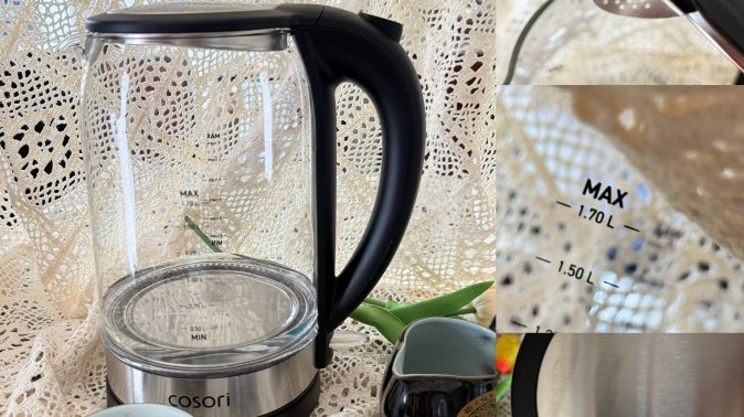 Cosori玻璃熱水壺 泡茶好伴侶