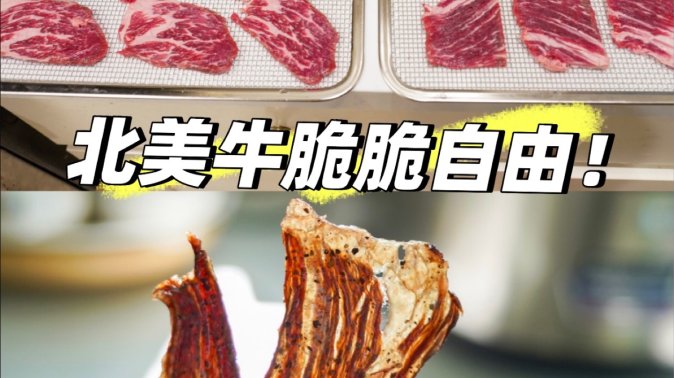 COSORI食品烘干机实测｜第一次做牛脆脆就成功啦！✌️