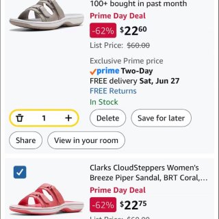 Clarks 拖鞋穿上很舒服...