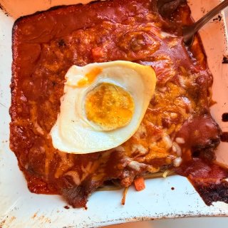 🍝这盘牛肉煎蛋意粉，直接封神了！...