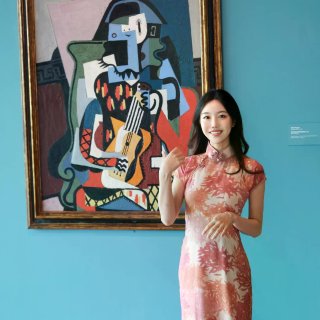 在华盛顿穿旗袍的一天...