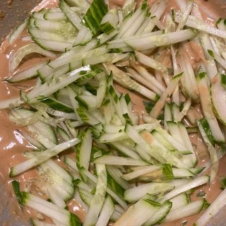 酸酸的好开胃的夏日黄瓜🥒凉面💕三种香醋调...
