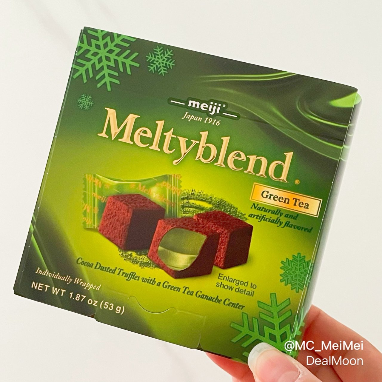 季節限定｜MEIJI明治 · 雪吻綠茶巧...