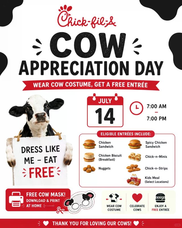 🍗 Chick-fil-A 官方提...