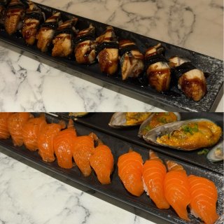 🍣 四个人差点被第二轮寿司干趴下😂 Ma...