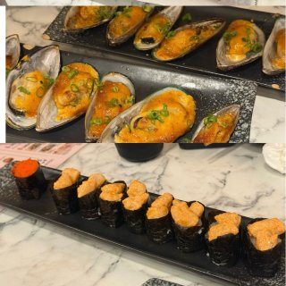 🍣 四个人差点被第二轮寿司干趴下😂 Ma...