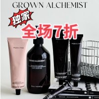 独家：$46限定套装直接送💥Grown Alchemist 全场无门槛7折！