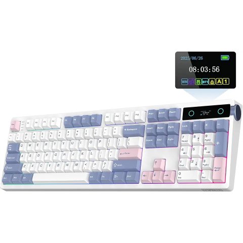 EPOMAKER TH108 PRO 无线机械键盘 白色
