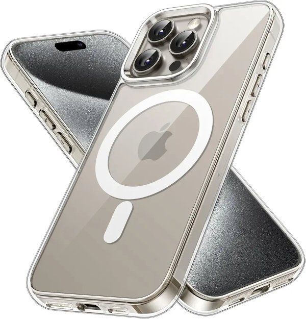 iPhone 15 Pro Max 磁吸透明壳 6.7英寸