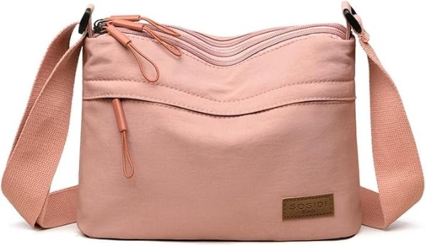 Crossbody 小号尼龙斜挎包 拉链