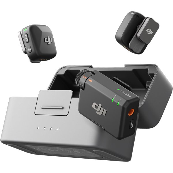 DJI Mic Mini 无线麦克风 2发1收