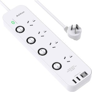 Addtam 电源排插 4位独立开关 1.2米