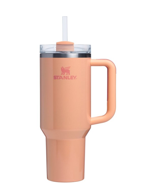  Quencher H2.0 吸管杯 30oz 蜜桃橙色
