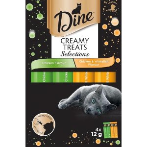 DINE 奶油鸡肉猫条 32支