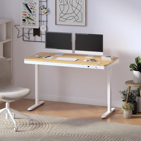 FLEXISPOTComhar 升降办公桌 140cm 枫木面
