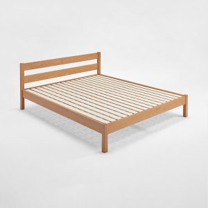 Muji 橡木贴皮木床 30cm高