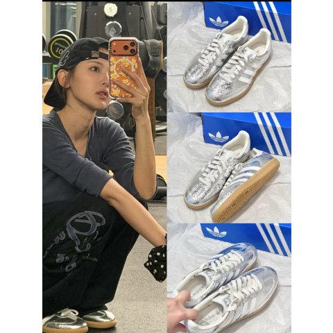 adidasSamba 系带运动鞋 杨超越同款