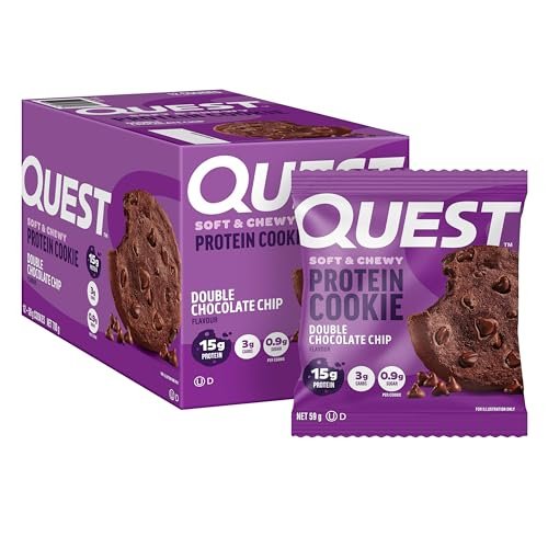Quest 蛋白曲奇 双重巧克力 12块
