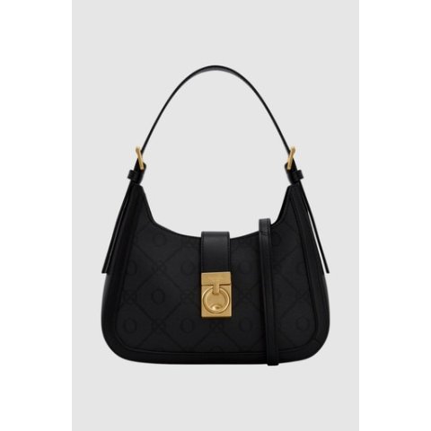 Oroton Yvonne Signature 黑色手袋