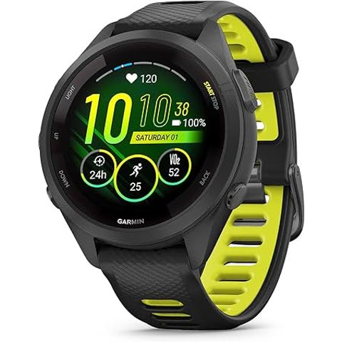 Forerunner 265S 跑步智能手表 黑黄