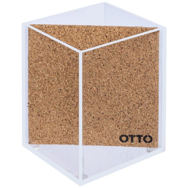 Officeworks Otto 亚克力笔筒 软木底座