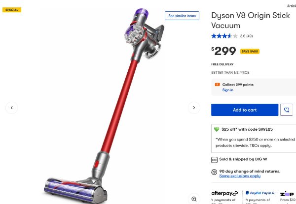 V8 手持吸尘器