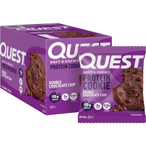 Quest 蛋白曲奇 双重巧克力 12块