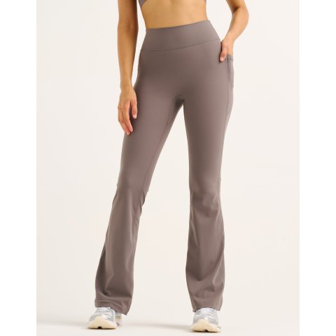 ECHT Flare Lycra 口袋长裤 灰色