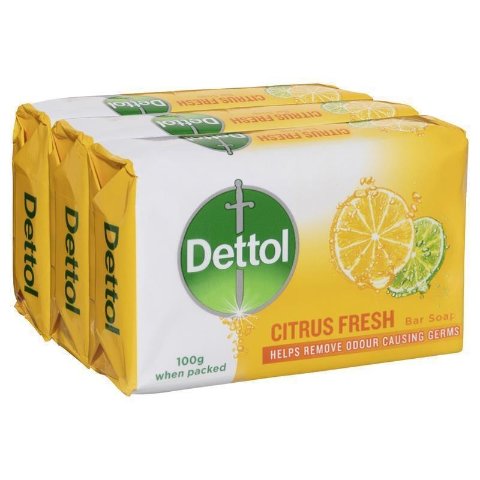 Dettol 柑橘香皂 100g 3块