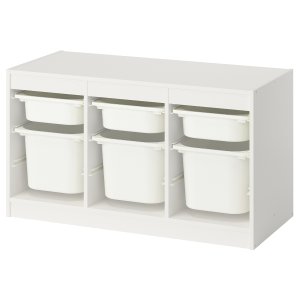 Ikea TROFAST 白色收纳组合
