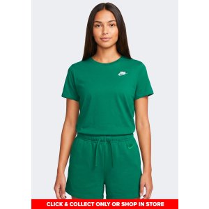 Nike Club Tee 女款短袖绿