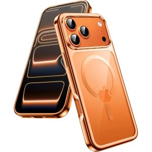 JETech iPhone 17 Pro Max 磁吸橙色保护壳