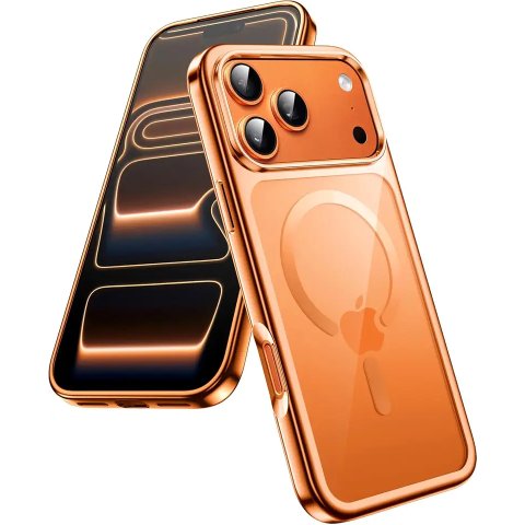 iPhone 17 Pro Max 磁吸橙色保护壳