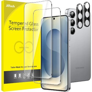 JETech Galaxy S25 5G 钢化膜 2片装