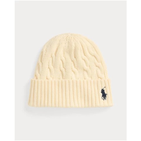 Polo Ralph LaurenCable-Knit 棉质针织帽