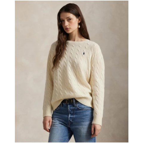 Polo Ralph Lauren羊毛羊绒轻薄卫衣