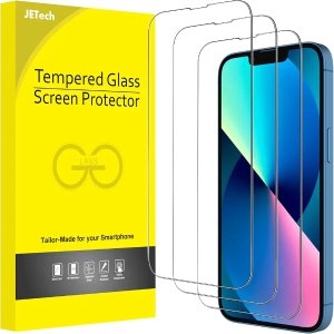 JETech 13/13 Pro 钢化膜 6.1英寸 3片装