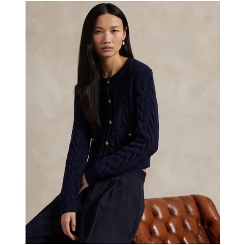 Polo Ralph LaurenCable 羊毛羊绒开衫