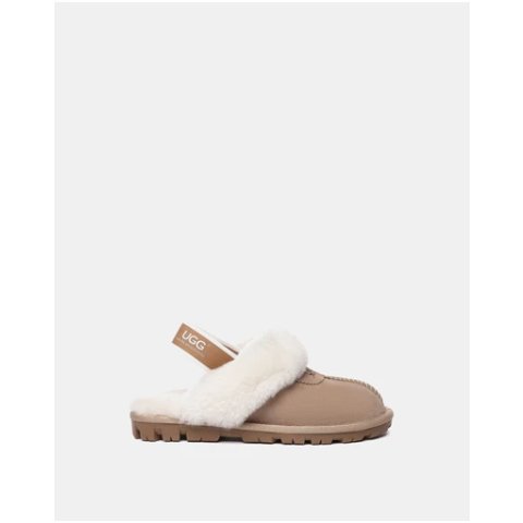 Ugg Waffle Plus 牛皮拖鞋