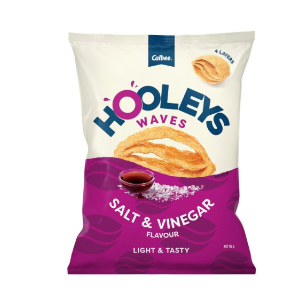 Hooleys 波浪薯片 盐醋味 1包