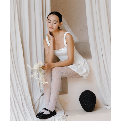 BUSANA STUDIOS Chloris 连衣裙 米白色